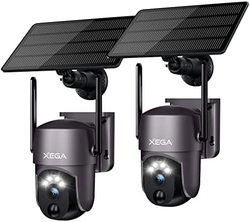 IHOXTX Camara Vigilancia WiFi Exterior Batería Solar, Camaras de Vigilancia  sin Cables, Visión Nocturna Colorida, Detección de Movimiento PIR, IP66,  Audio de 2 Vias, Todo el Año de Protección Continua : 