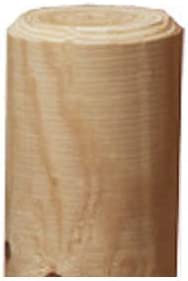 Postes de madera de pino torneados, sin punta, 8 cm de diámetro x 200 cm de largo, tratados para vallas